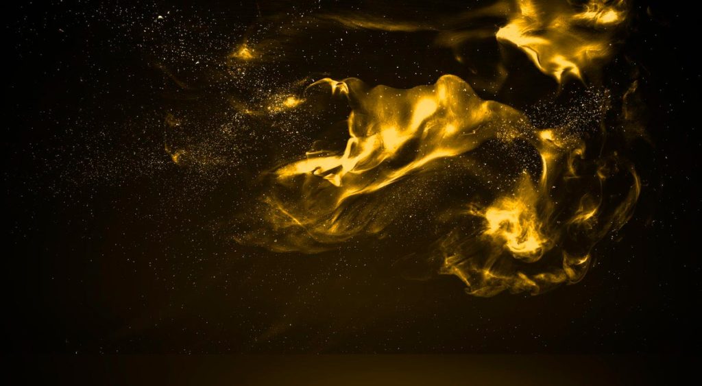 Magical yellow smoke