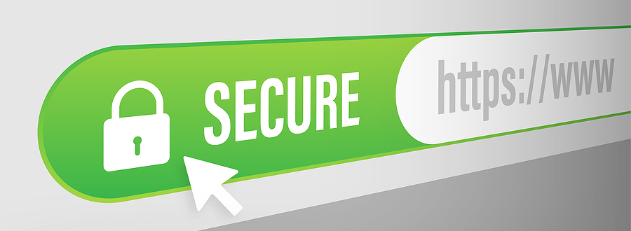 Look for the padlock to show your website is fully https secure.